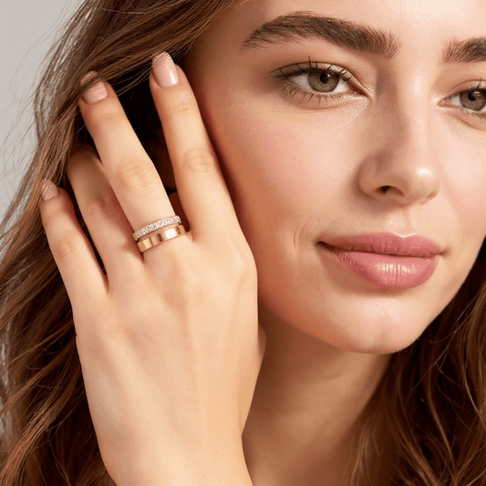 Ring Vera - Gold Plated Stainless Steel Stackable Ring